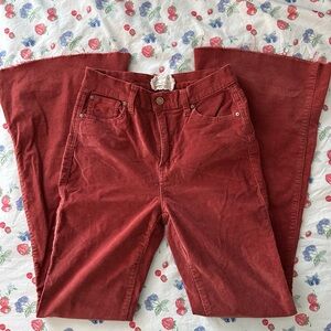 Hippie Flare Alter'd State Red/orange Pants